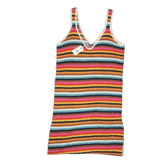 NWT Marine Layer Fiona Crochet Dress Multi Stripe L Hard to Find MSRP$228 - Picture 6 of 17